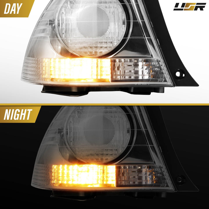 2001-2005 Lexus IS300/IS200 All Clear Lens 4 Piece Tail Lights
#light-source_led