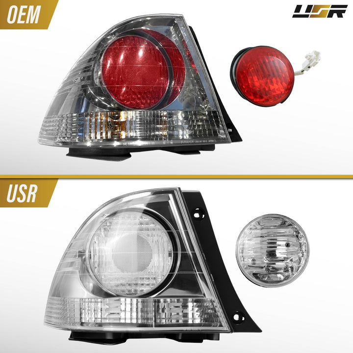 2001-2005 Lexus IS300/IS200 All Clear Lens 4 Piece Tail Lights
#light-source_led