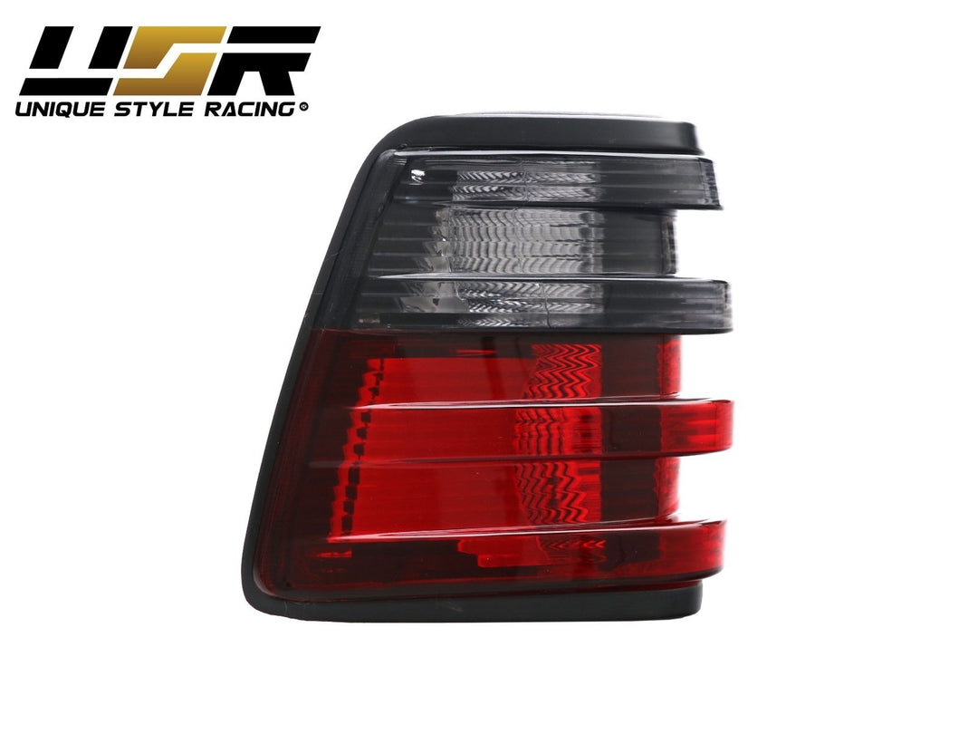 1986 - 1995 Mercedes E Class W124 4D Sedan / 2D Coupe Euro Red/Smoke Tail Light