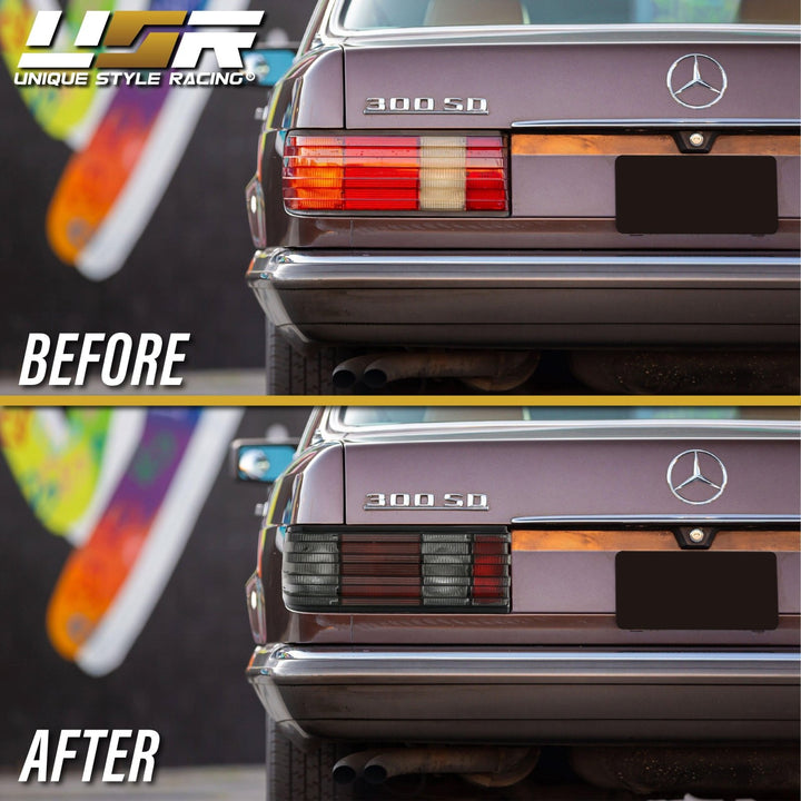 1981 - 1991 Mercedes Benz S Class W126 Euro Smoke Lens Tail Light