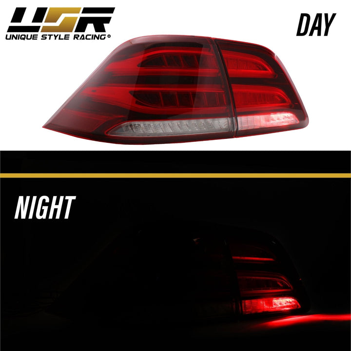 2012 - 2015 Mercedes ML Class W166 OEM GLE Style Rear 4 Piece LED Tail Light Set
