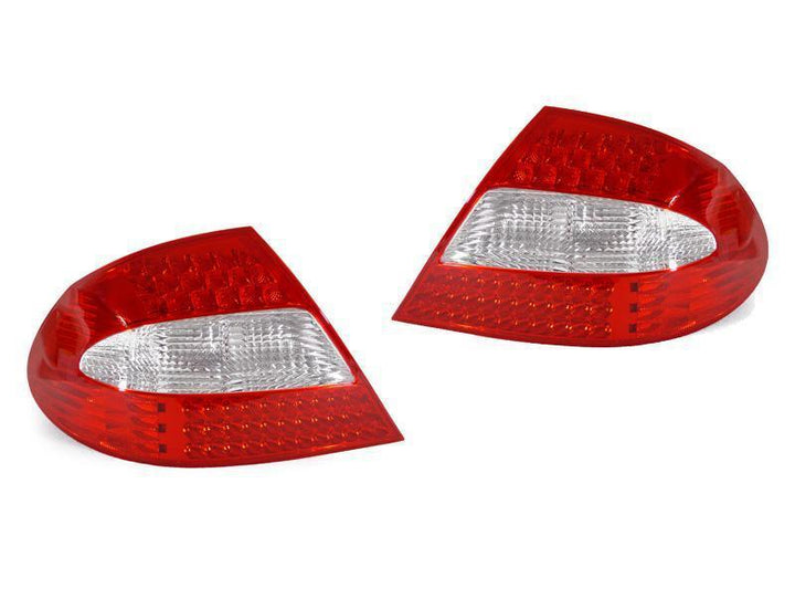 2003 - 2009 Mercedes CLK Class W209 OEM Facelift Style Red/Clear or Red/Smoke or All Smoked LED Rear Tail Light