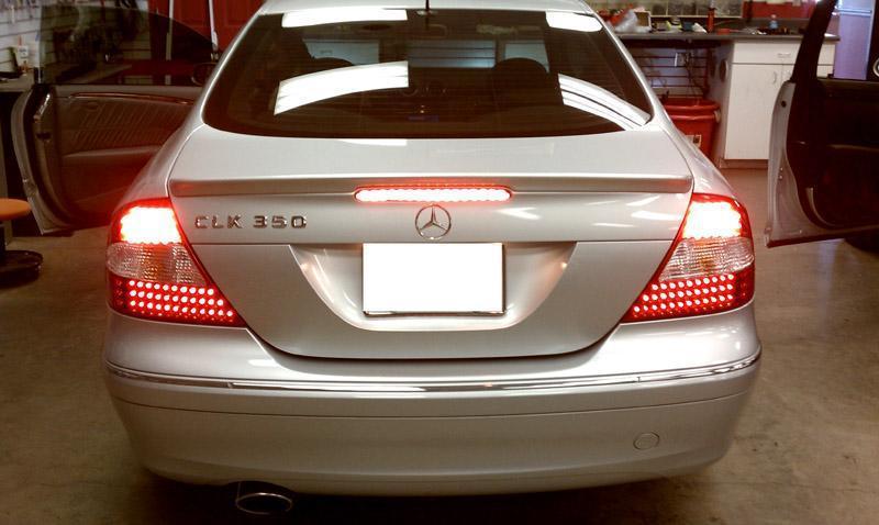 2003 - 2009 Mercedes CLK Class W209 OEM Facelift Style Red/Clear or Red/Smoke or All Smoked LED Rear Tail Light