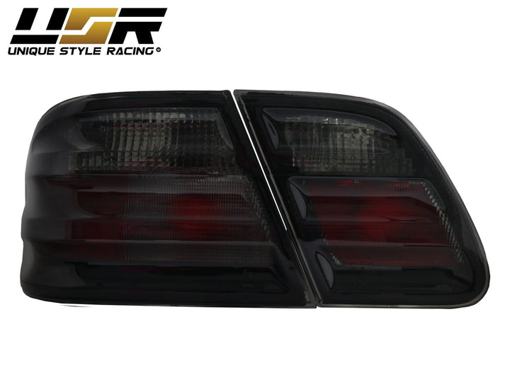 1996 - 2002 Mercedes E Class W210 4D Sedan Euro OE Facelift Style Smoke Lens 4 Pieces Tail Lights