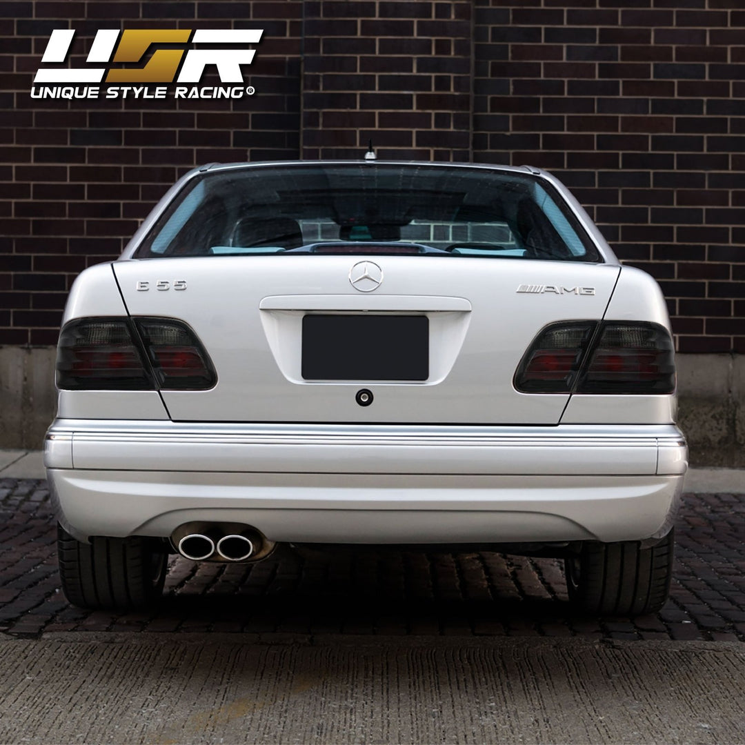 1996 - 2002 Mercedes E Class W210 4D Sedan Euro OE Facelift Style Smoke Lens 4 Pieces Tail Lights