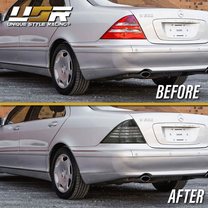 2000-2006 Mercedes S Class W220 Red / Clear or Smoke Lens LED Tail Light
#lens-color_smoke-lens