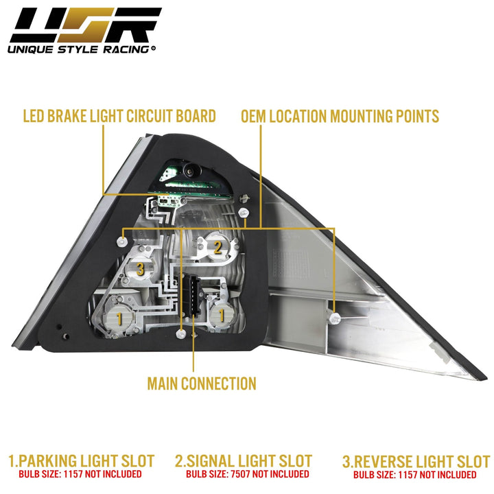 2000-2006 Mercedes S Class W220 Red / Clear or Smoke Lens LED Tail Light
#lens-color_smoke-lens