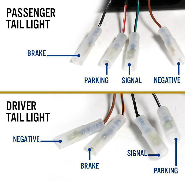 2007 - 2018 Mercedes W463 G Class 2019+ W464 OEM Style LED Red/Clear OR Smoke Tail Lights + Tail Light Protection Guard Grills