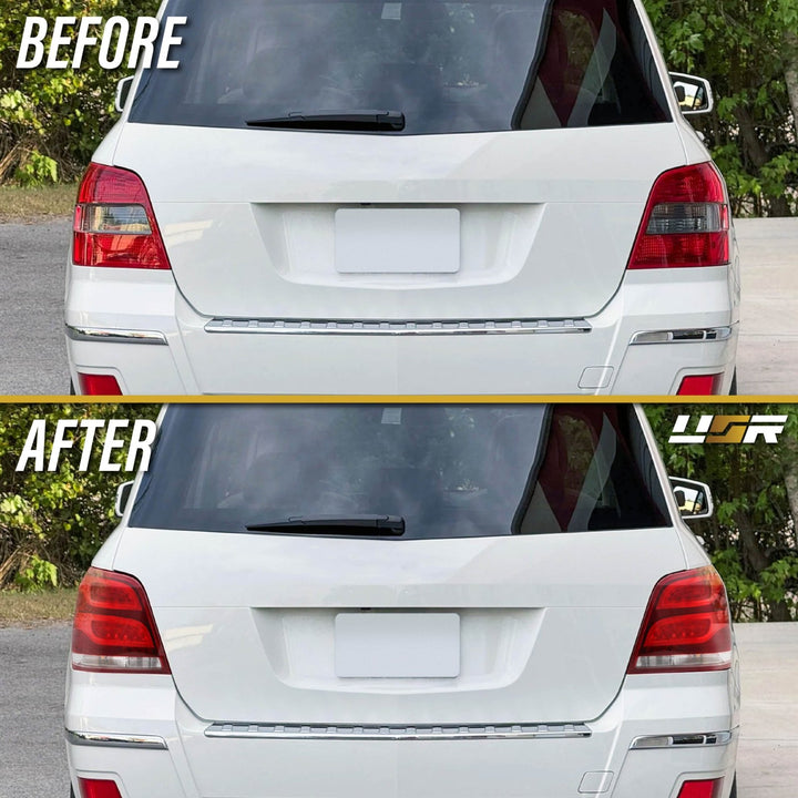 2009 - 2012 Mercedes X204 GLK Class Facelift Style Red / Clear Lens LED Tail Lights