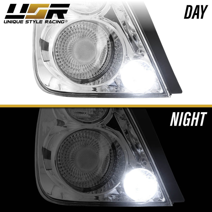 2002 - 2006 Nissan Altima 4D Sedan Euro Style All Clear Lens Tail Lights
#light-source_led