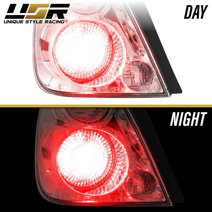 2002 - 2006 Nissan Altima 4D Sedan Euro Style All Clear Lens Tail Lights
#light-source_led