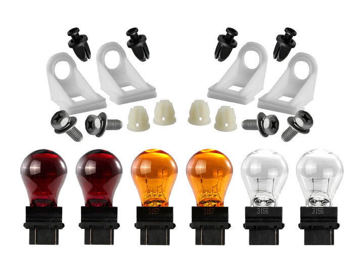 1998 - 2004 Nissan Frontier D22 Pick Up Truck All Clear Lens Tail Lights
#light-source_incandescent