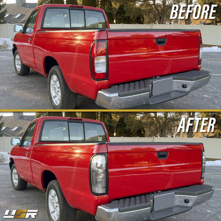 1998 - 2004 Nissan Frontier D22 Pick Up Truck All Clear Lens Tail Lights
#light-source_incandescent