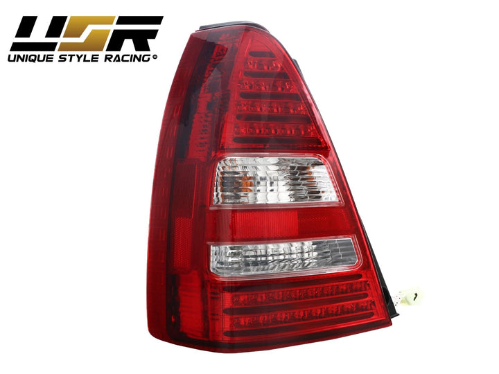 2003 - 2008 Subaru Forester JDM Style Red / Clear Lens LED Tail Lights