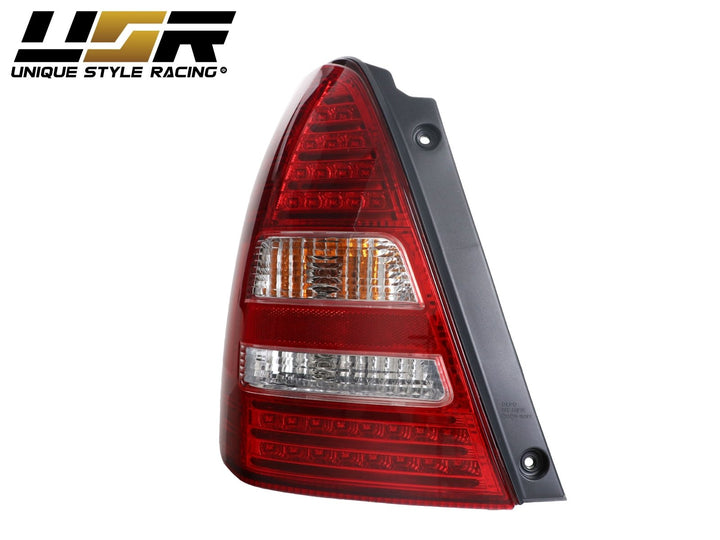 2003 - 2008 Subaru Forester JDM Style Red / Clear Lens LED Tail Lights