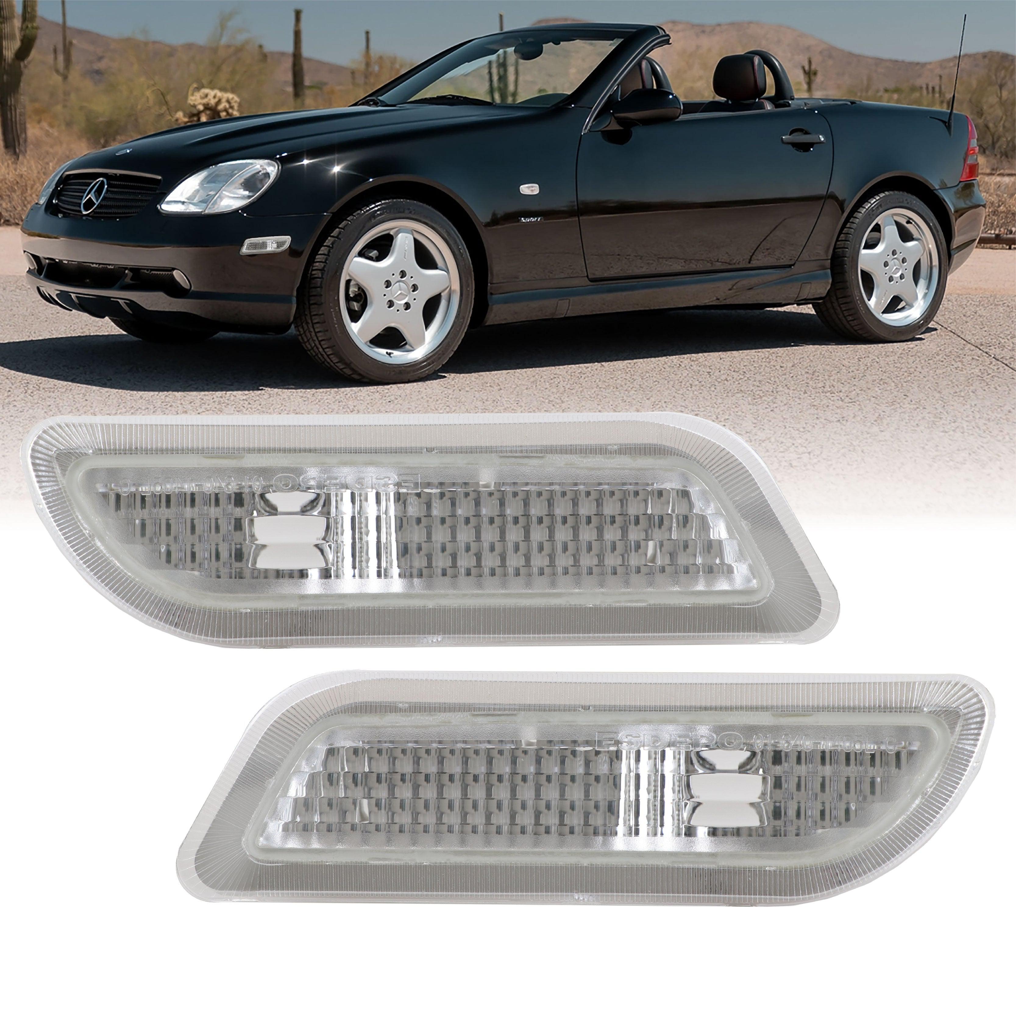 1998-2004 Mercedes SLK Class R170 Clear or Smoke Front Bumper Side Marker  Light – Unique Style Racing