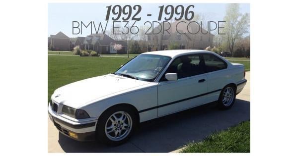 1992-1996 BMW 3 SERIES E36 2 DOOR COUPE - PRE-FACELIFT - Unique Style Racing