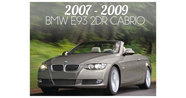 2007-2009 BMW 3 SERIES E93 CONVERTIBLE - PRE-FACELIFT-Unique Style Racing