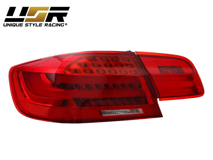 2007-2010 BMW 3 Series E92 2D Coupe Euro OEM LCI Styl 4 Pieces LED Rear Tail Light with Amber LED Turn Signal Made by DEPO