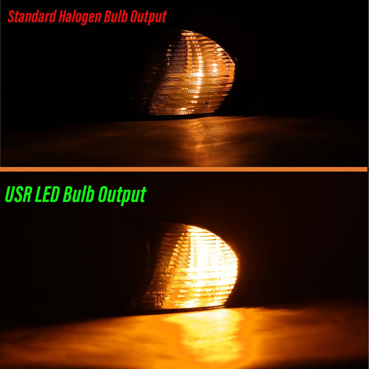 2000-2001 BMW 3 Series E46 2D / Cabrio DEPO Clip-On Clear or Smoke Corner Signal Light