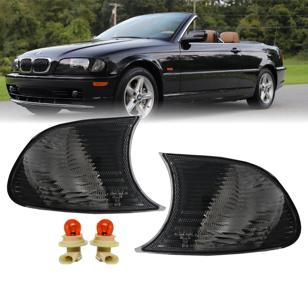 2002-2003 BMW 3 Series E46 2D / Cabrio & 2002-2006 E46 M3 DEPO Screw-On Clear or Smoke Corner Signal Light
