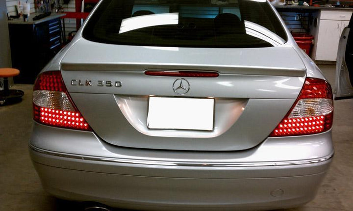 2003-2009 Mercedes CLK Class W209 OEM Facelift Style Red/Clear or Red/Smoke or All Smoked LED Rear Tail Light - Made by DEPO