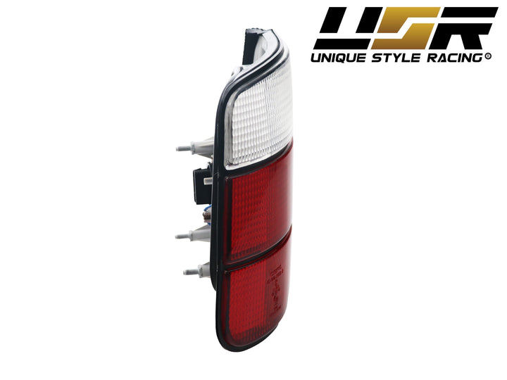 1989-1996 BMW E34 5 Series 4 Door Sedan Red/Clear Tail Light Made by DEPO