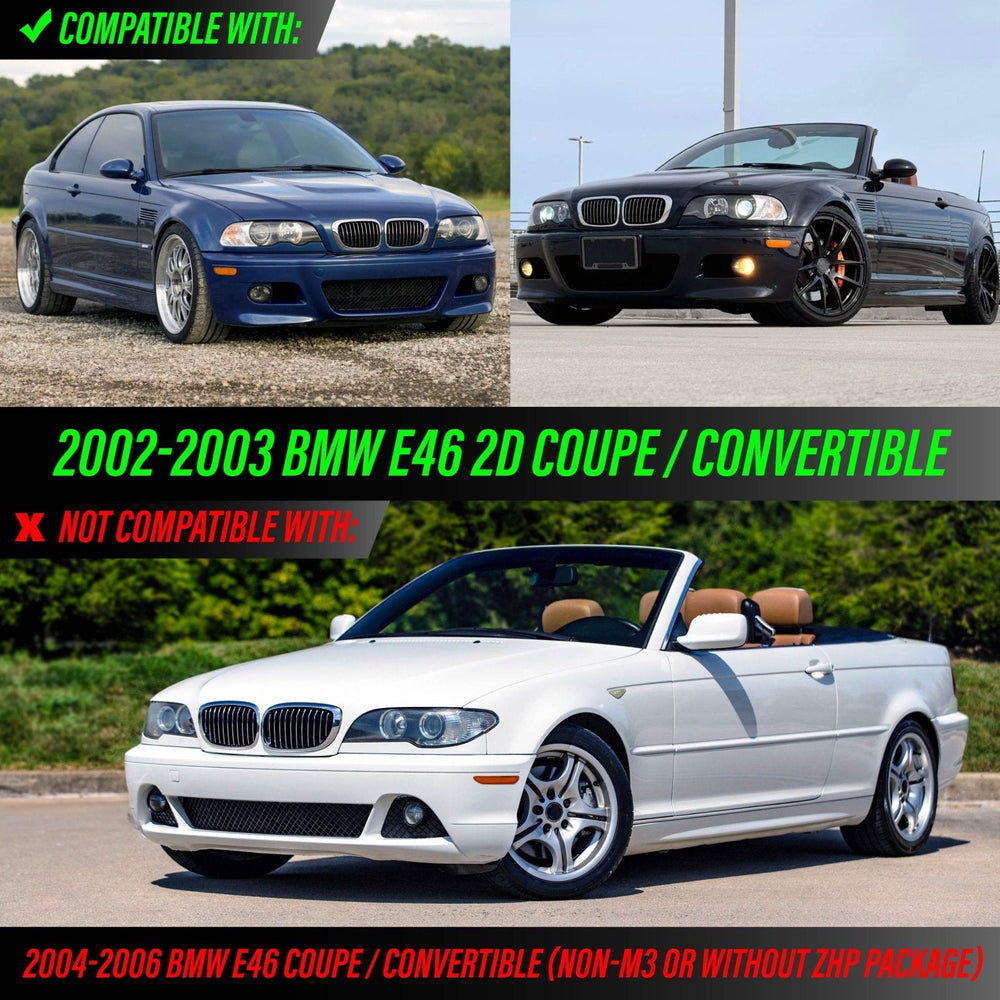 2000 - 2003 BMW E46 3 Series 2 Door Coupe/Cabrio & 2001 - 2006 M3 Clear or Smoke Front and/or Rear Bumper Reflector Side Marker Light