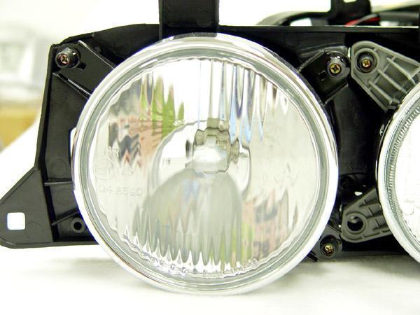 1989-1996 BMW E34 5 Series / E32 7 Series DEPO Euro Smiley GLASS Lens Projector Headlight