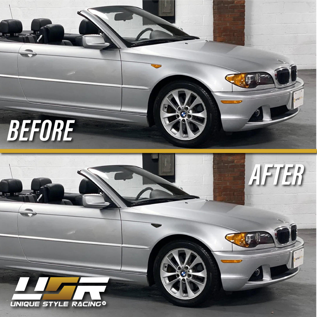 2004-2006 BMW 3 Series E46 2D/Convertible Smoke or Clear LED Fender Side Marker Light - Made by DEPO