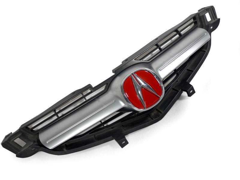 2004-2006 Acura TL Carbon Fiber OR Red Decal for Emblem Badge - Front Grill and Rear Trunk