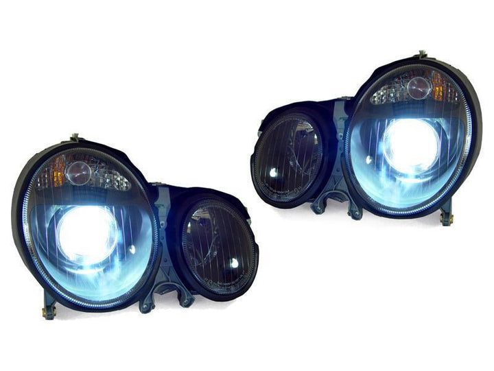 1996-1999 Mercedes Benz E Class W210 DEPO Projector Headlight W/ Optional Xenon HID