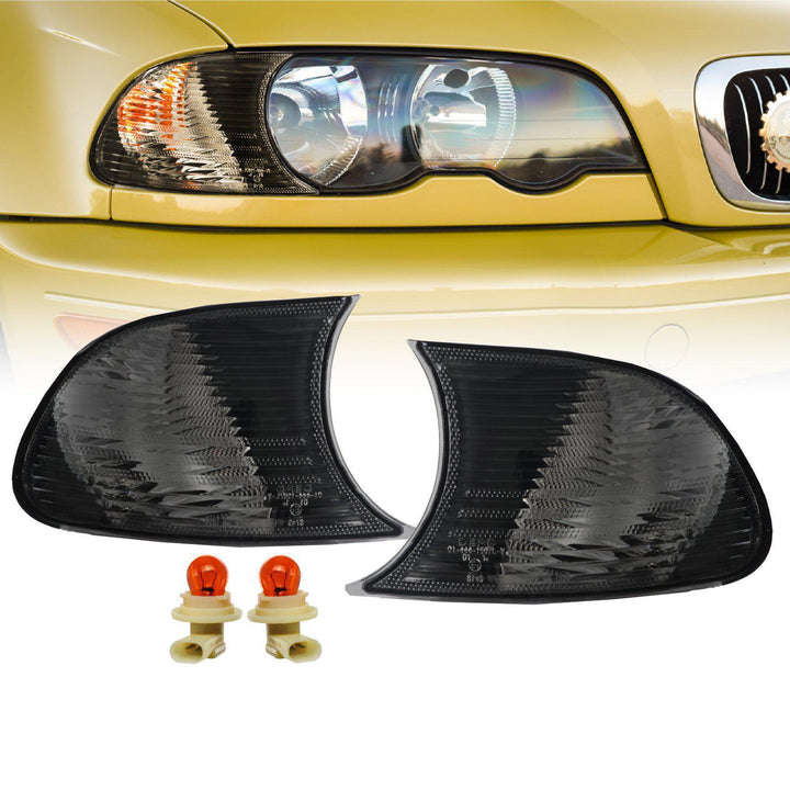 2000-2001 BMW 3 Series E46 2D / Cabrio DEPO Clip-On Clear or Smoke Corner Signal Light