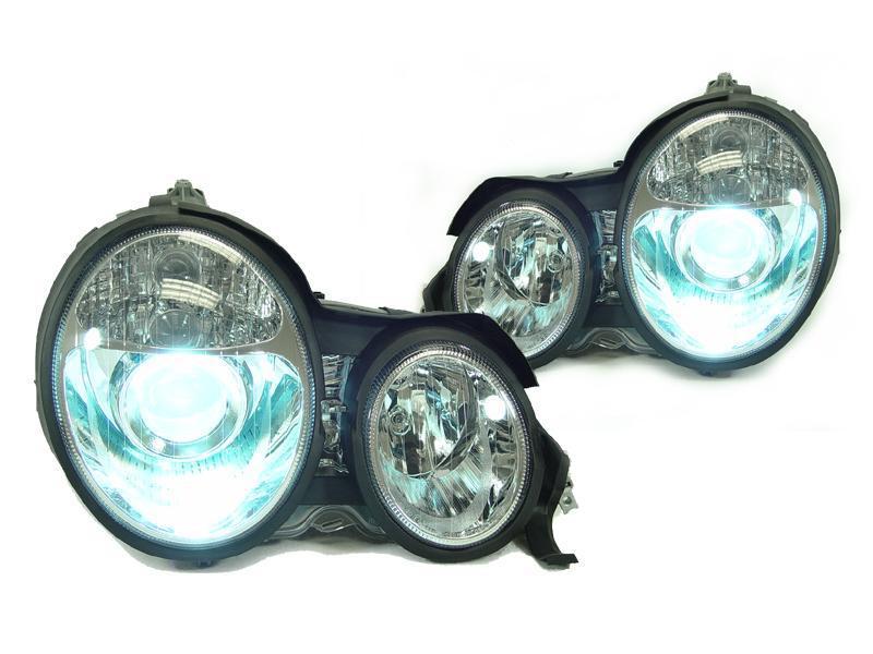 1996-1999 Mercedes Benz E Class W210 DEPO Projector Headlight W/ Optional Xenon HID