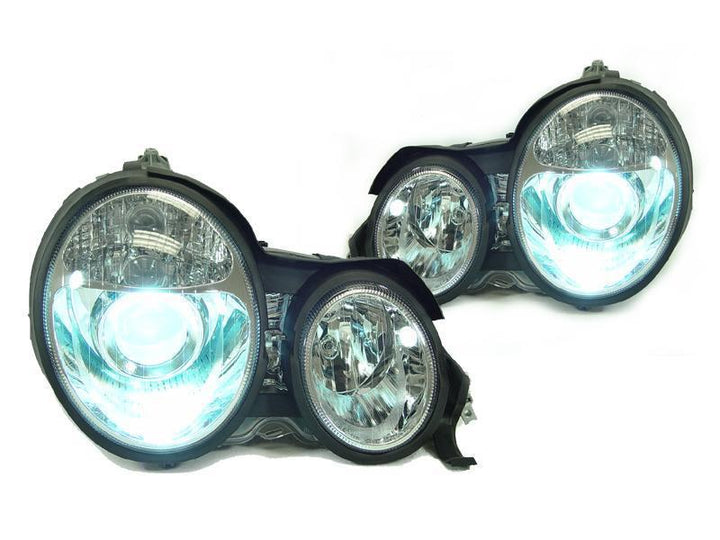 1996-1999 Mercedes Benz E Class W210 DEPO Projector Headlight W/ Optional Xenon HID
