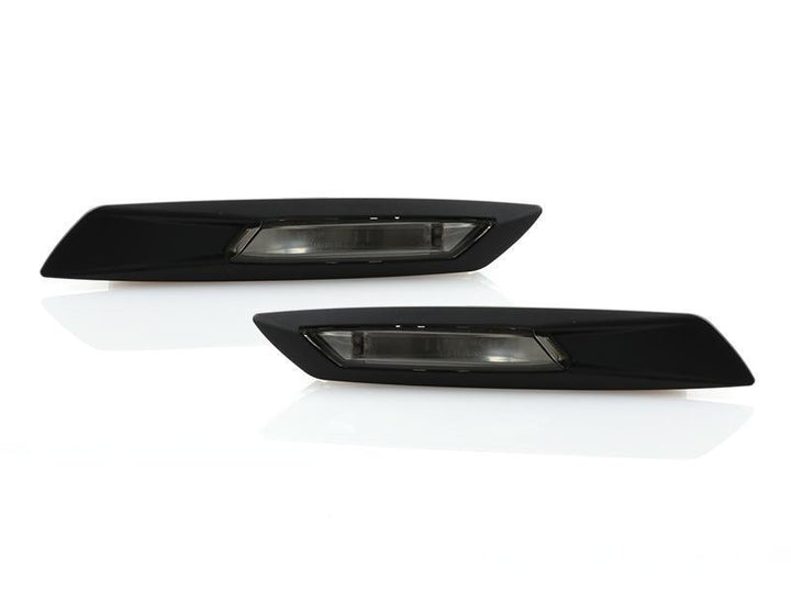 2010-2014 BMW 5 Series GT F07 DEPO Matte Black Smoke LED Fender Side Marker Light