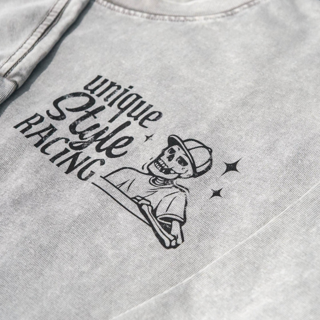 Vintage Style USR Skeleton E36 Heavy - Weight T-Shirt