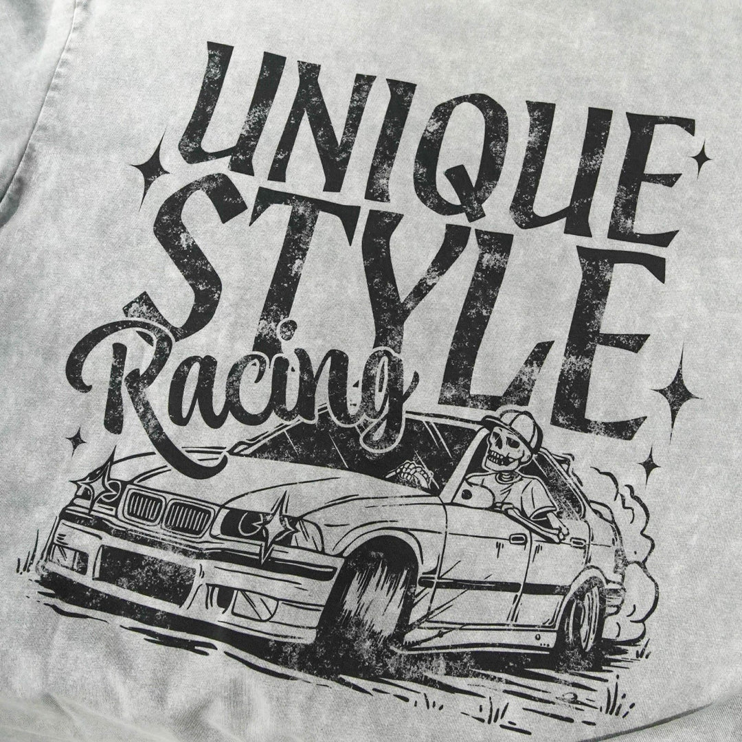 Vintage Style USR Skeleton E36 Heavy - Weight T-Shirt