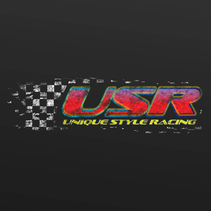 Vintage NASCAR Style USR Mustang Heavy - Weight T-Shirt