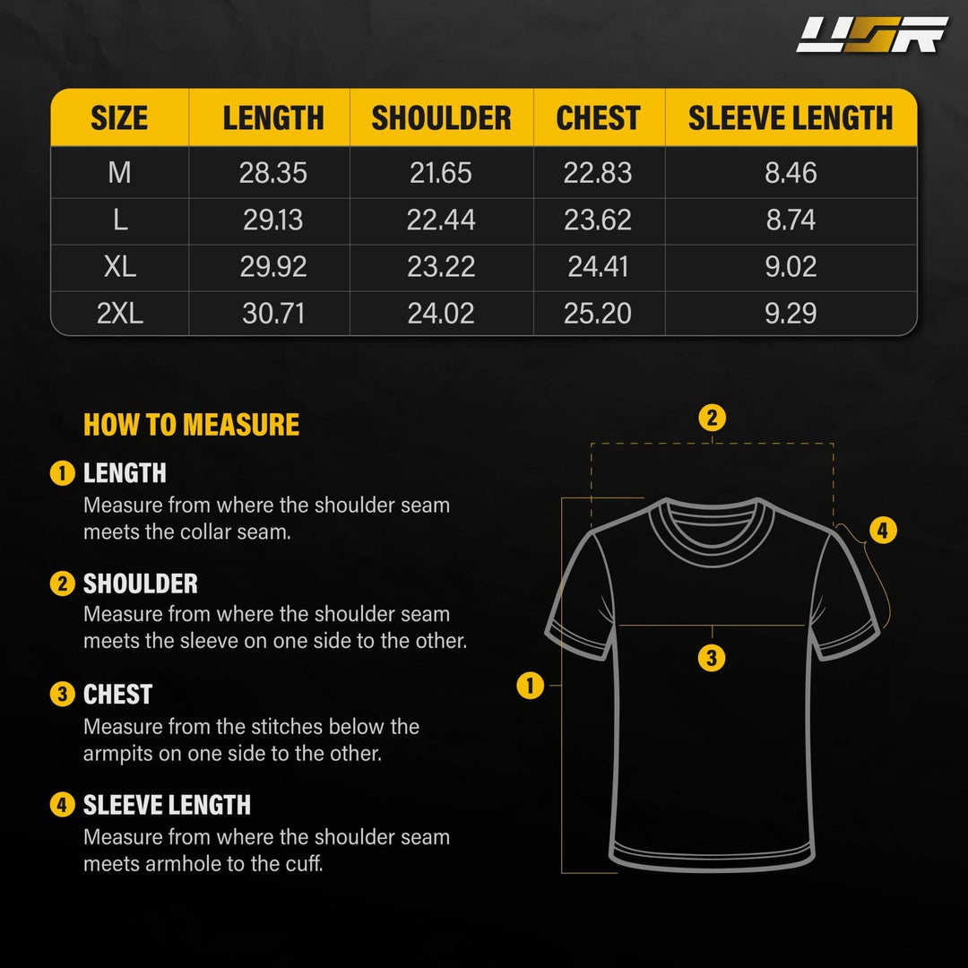 Vintage NASCAR Style USR Mustang Heavy - Weight T-Shirt