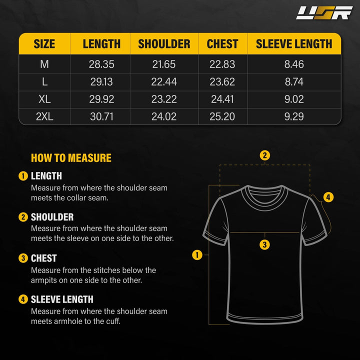 Vintage NASCAR Style USR Mustang Heavy - Weight T-Shirt