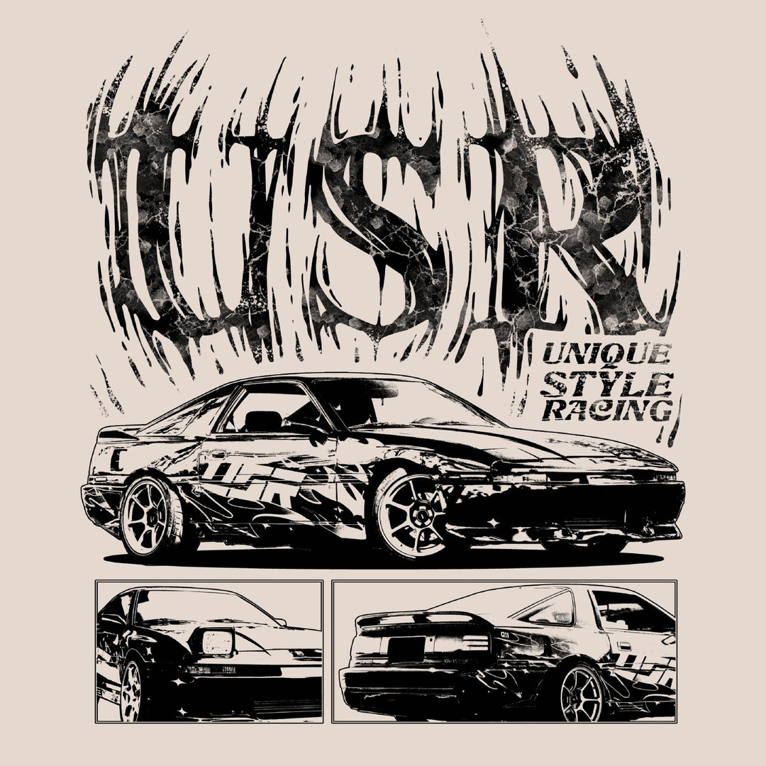 Vintage Metal Style USR Supra T-Shirt