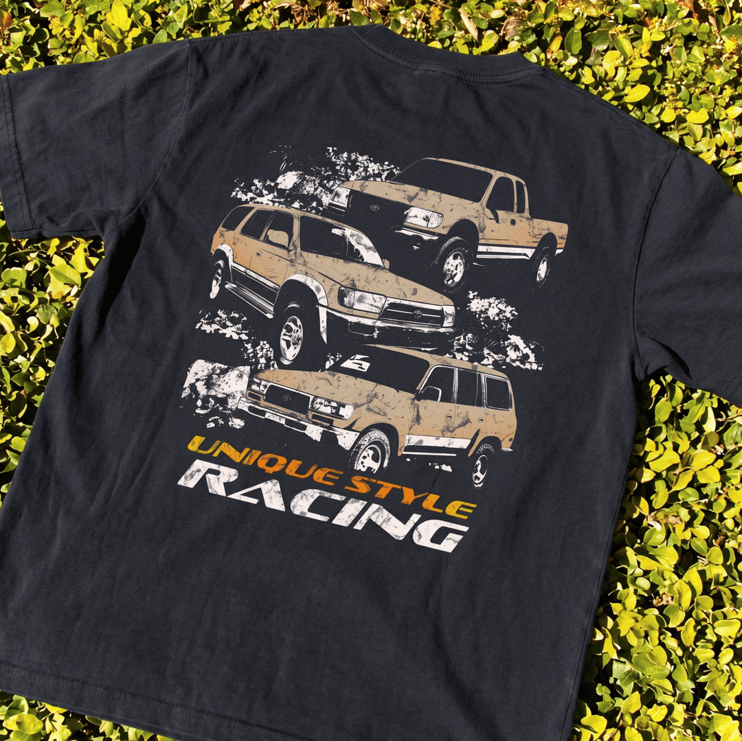 Retro Toyota Lineup Vintage Style USR Exclusive Heavy - Weight T-Shirt