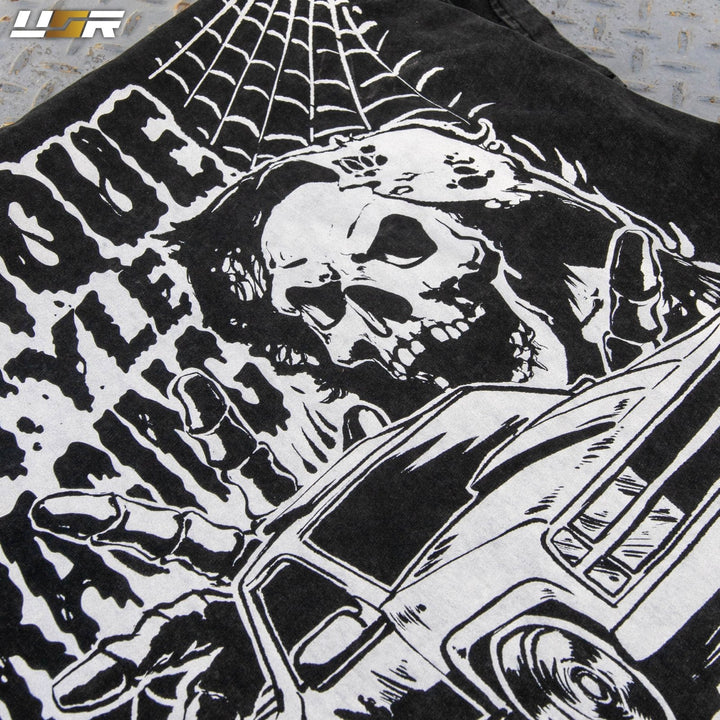Halloween Merch Merchandise Skeleton Grim Reaper OBS Chevrolet CK Pickup Stepside step side Gradient Long sleeve Vintage Retro Loose Fit Baggy Street Wear Streetwear Skater Skate Grunge 90s 1990s 1990 cars automotive fuel car truck pick up

#color_black