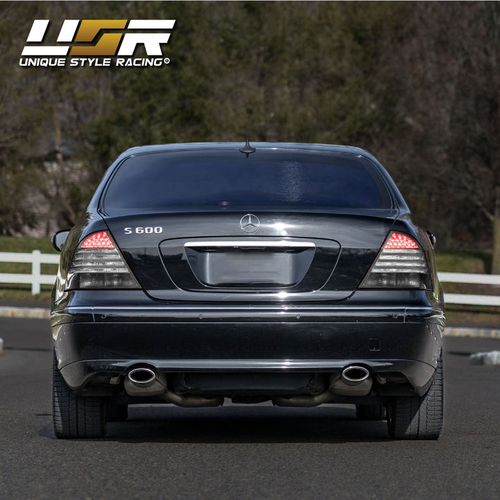 2000-2006 Mercedes S Class W220 Red / Clear or Smoke Lens LED Tail Light - Made by DEPO