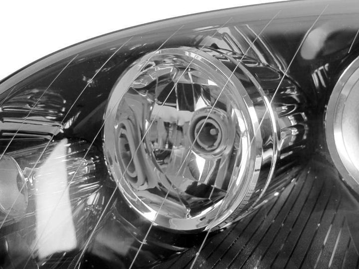 2009-2011 Mercedes Benz M Class W164 White LED Strip Chrome or Black Housing Projector Headlight For Stock Halogen Model - Made by DEPO