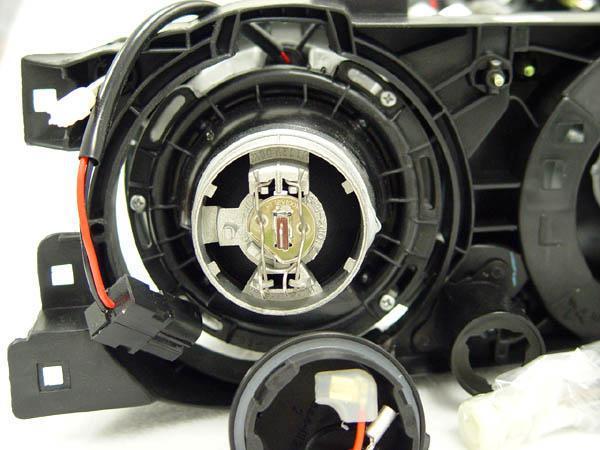 1989-1996 BMW E34 5 Series / E32 7 Series DEPO Euro Smiley Cross Hair GLASS Lens Projector Headlight