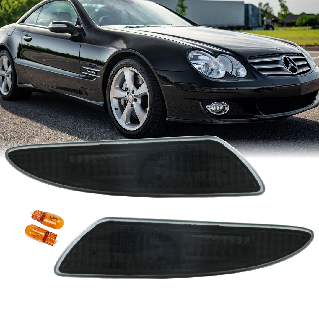 2007-2008 Mercedes SL Class R230 Clear or Smoke Front Bumper Side Marker Light
