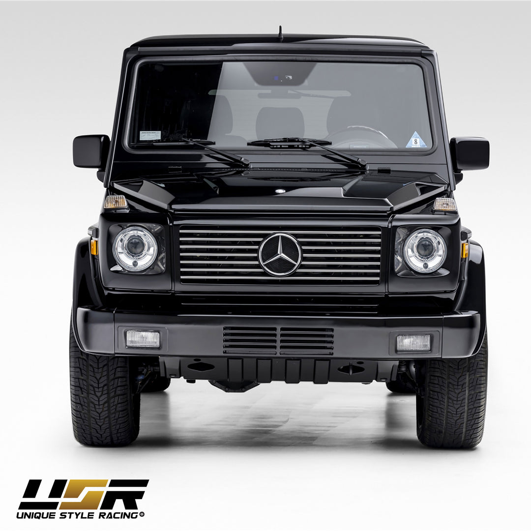 2002-2006 Mercedes Benz G Class Wagon W463 FACELIFT Style GLASS Lens Projector Headlight With Optional Xenon HID Made by DEPO