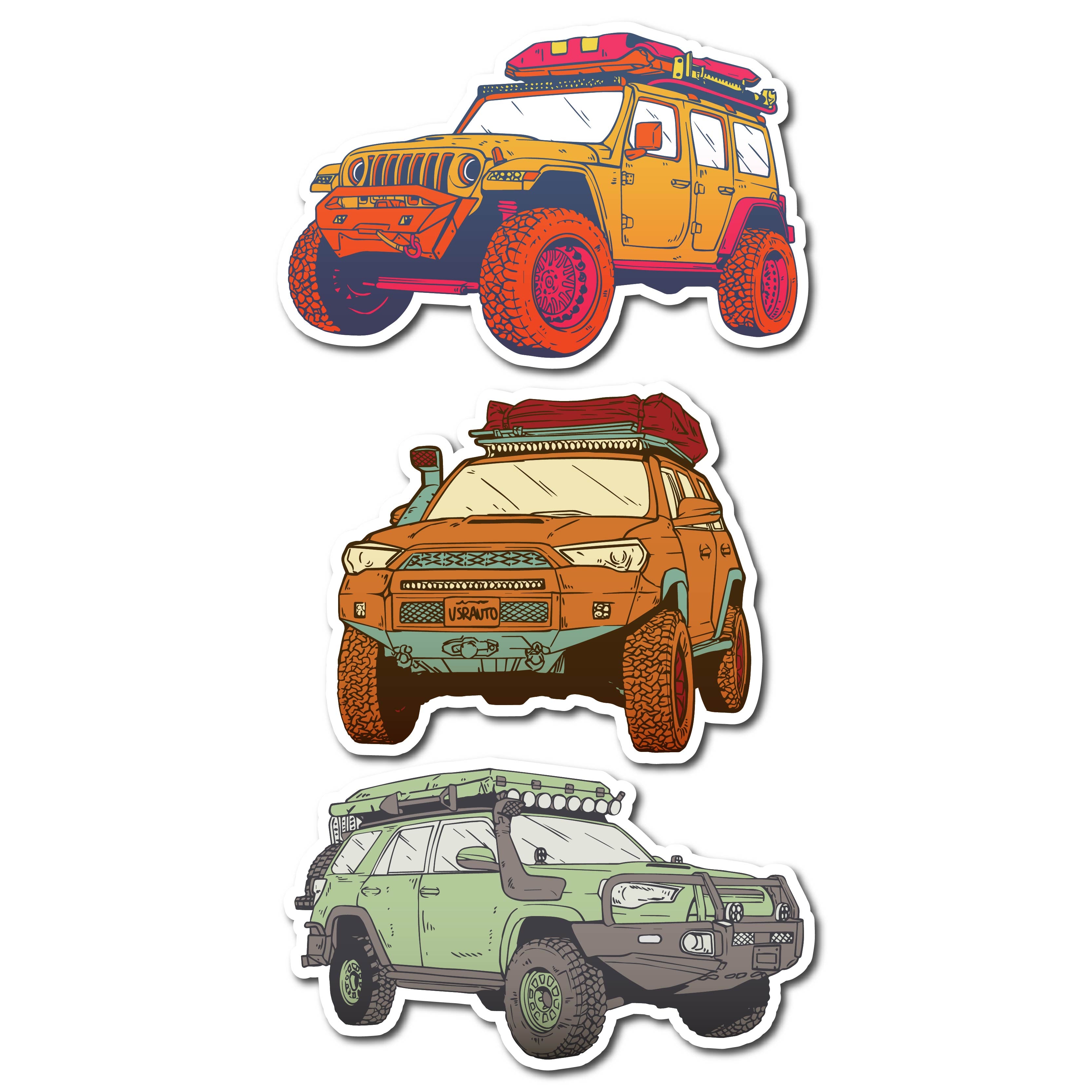 Off Road Series 01 Sticker Pack - Made by Unique Style Racing - Unique ...